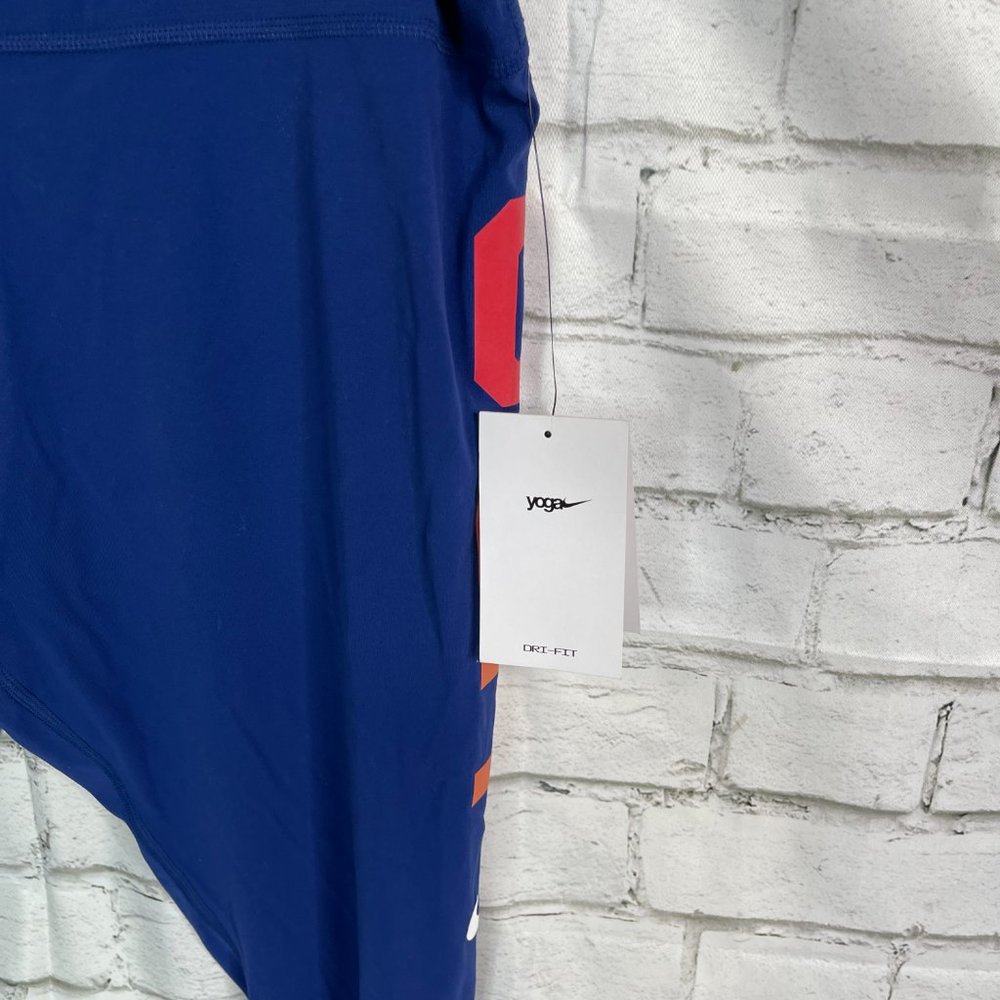 NEW Nike Womens Yoga Luxe 7/8 Length Dri-Fit Team USA Training Leggings Size XXL - Picture 5 of 6